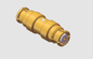 50Ohm Brass RF Adapter Connector Straight SMP Female to Female Length 11.8mm