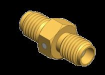 Straight SSMA / Mini SMA Female to Female Jack to Jack RF Coaxial Adapters Up to 18GHz
