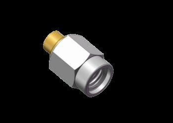 Stainless Steel SSMA Male Mini SMA Plug RF Coaxial Cable Connector 18GHz 50Ω Mating for .086 Cable