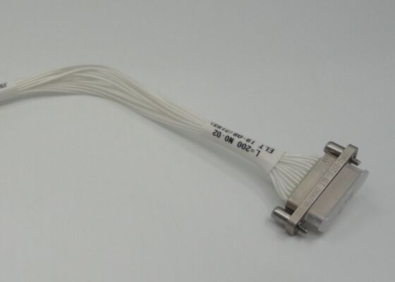 J30J Series Connector 25contacts Male Plug with Different Wire Length for Communication Device