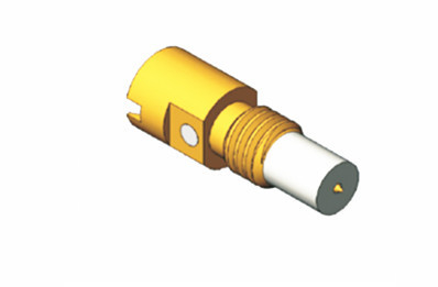 SMP Male Bulkhead PCB Mount RF Connector With Insulation Convex Surface