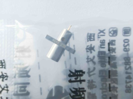 Stainless Steel SMP Male Plug 2 Hole Flange Mount Full Detent Microstrip Connector With Frequency Up To 18GHz