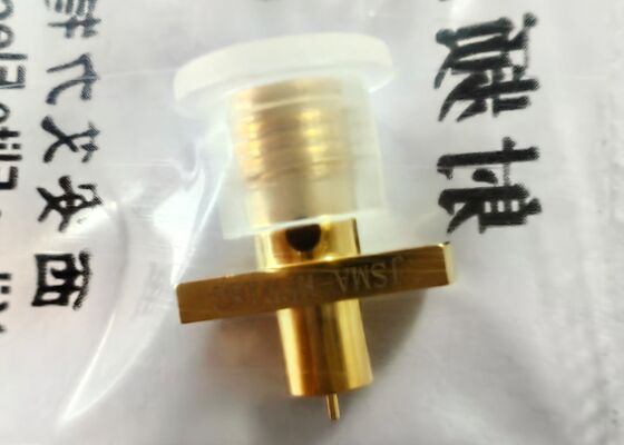 18GHz two Holes Flange Mount Jack SMA RF Connector for Phased Array Radar System