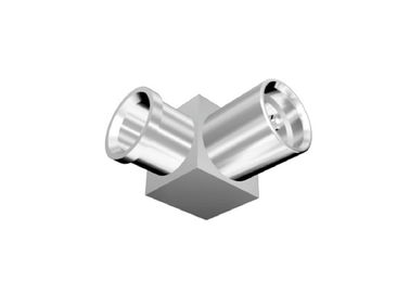 Right Angle MMCX Female Connector , Micro Miniature RF Connectors Compact Size