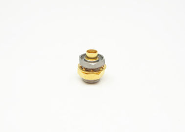 DC - 40GHz Frequency SMP RF Connector 50Ω Impedance Gold Plated Male Type