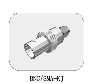 Lightweight 50 Ohm Straight RF Adapter Female BNC To SMA Coaxial Adapter