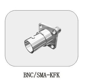 Lightweight 50 Ohm Straight RF Adapter Female BNC To SMA Coaxial Adapter