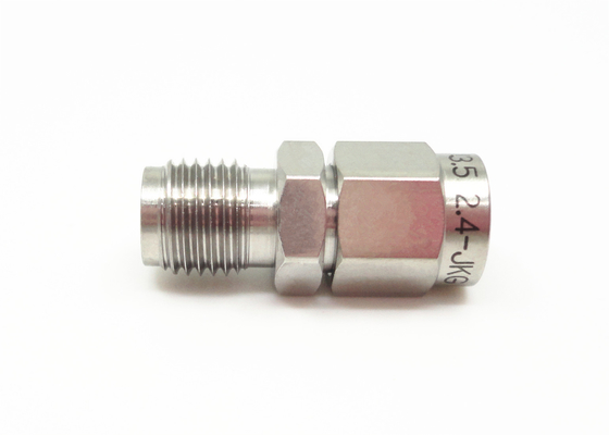 Maschio dell'adattatore 3.5mm di acciaio inossidabile rf agli adattatori femminili di Wave di millimetro di 2.4mm