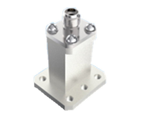 Adattatore coassiale a guida d'onda WR51 15-22GHz K2.92mm End Launch per applicazioni aerospaziali