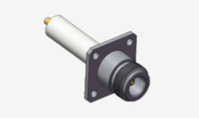 N Femminile RF Coaxial Connector 4-hole Flange con Microstrip lunga