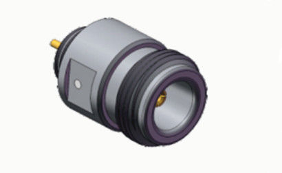 Connettore coassiale RF N-KYD13 placcato oro, femmina a paratia, microstrip, con pin in ottone
