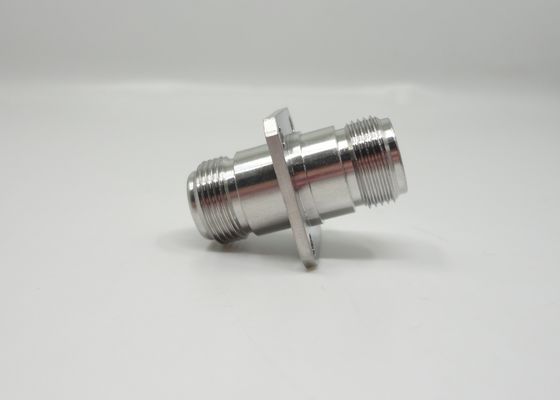 Acciaio inossidabile tipo N Femminile a femminile 4 buchi flange adattatore 11GHz