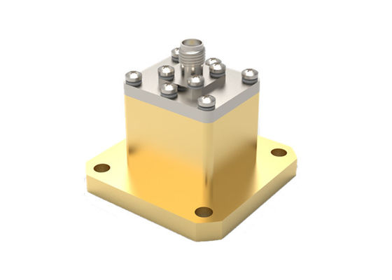 8.2GHz~12.5GHz WR90 a SMA Femminile End Launch Waveguide To Coax Adapter SMA/BJ100-KFE2