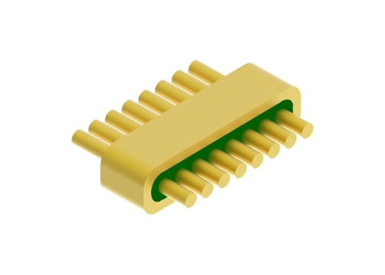 Kovar 4J29 8-Pin Header Connector Ermetico DC Straight Cut per saldatura MC-1766-JH