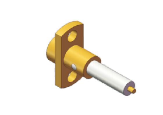 18GHz Male Limited Detent SMP RF Connector con superficie convessa di isolamento per sistemi di comunicazione RF precisi