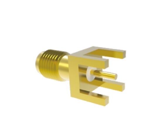 Connettori RF aerospaziali per montaggio su PCB mini jack SMA femmina 50Ω 18GHz SSMA mini SMA a 4 gambe con bassa perdita di inserzione max 0,3 dB