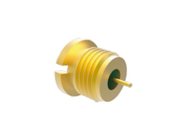 50Ω 40GHz SMP maschio sigillato ermeticamente connettore di paratia a presa maschile connettori RF aerospaziali con bassa perdita di inserimento