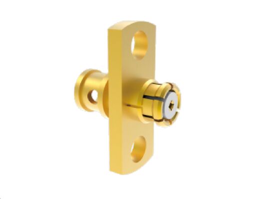 Connettori RF aerospaziali con flangia a 2 fori SMP femmina da 50Ω 18GHz SMP accoppiati per cavo .086