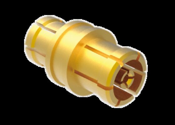 Adattatore jack-jack SMPM da 50 Ω 40 GHz Connettori RF aerospaziali con bassa perdita di inserzione