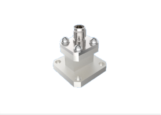 Adattatore da guida d'onda WR 42 a tipo K da 2,92 mm 18GHz~26,5GHz Connettori RF aerospaziali a lancio finale che utilizzano per la banda K