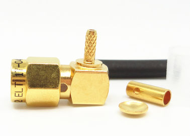 Cavo SMA con connettore coassiale RF ad angolo retto maschio SMA da 50 Ohm