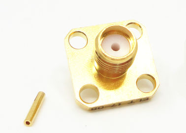 Connettori per cavi coassiali RF Attacco a saldare Connettore jack SMA femmina da 50 Ohm