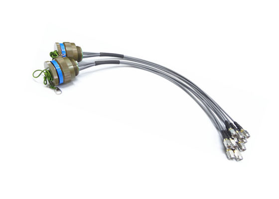 Assemblaggi cavi coassiali RG506 del connettore integrati rf rf del maschio di SMA