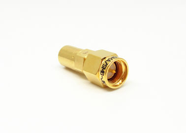 50 Ohm Ricoperto d'Oro Adaptatore RF Coassiale SMA Maschio a SMB Adaptatore Femminile