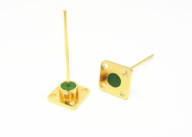 Vetro della flangia di 4 fori per metal i connettori della guarnizione 1 Pin con alta stabilità