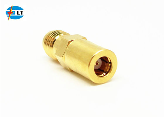 Adattatore RF dritto placcato in oro di precisione Adattatore coassiale SMA femmina a SMB femmina