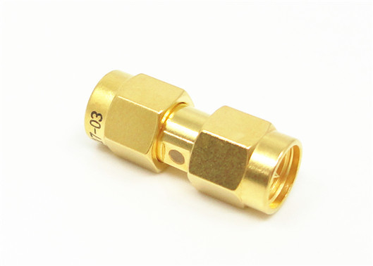 50Ω ottone placcato oro SMA RF Adapter Berillio Contatti in bronzo