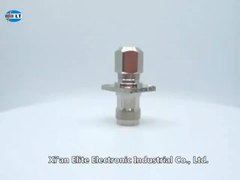 TNC connessione coassiale RF a flangia a 4 fori femminile dritta per cavo SFF-50-1.5-1/SYV-50-2-1