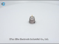 50 Ohm Stainless Steel SMP Plug Male Bulkhead Connector