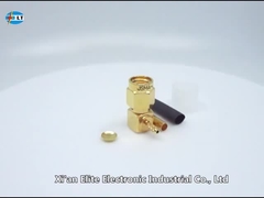 50 Ohm SMA Maschio angolo destro RF connettore coassiale SMA cavo